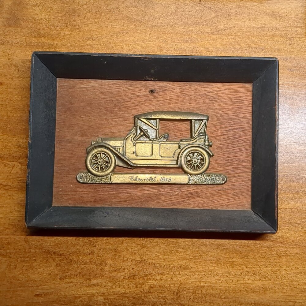 Vintage Brass Car Wall Pictures - Picture 5 of 6